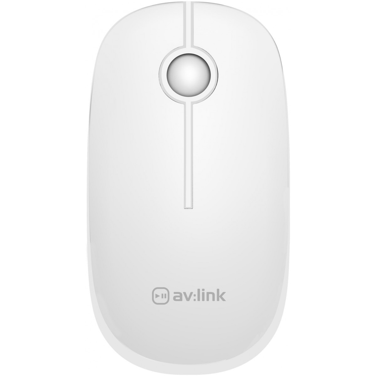 AV:Link 2.4G Bezdrátová myš s USB, bílá