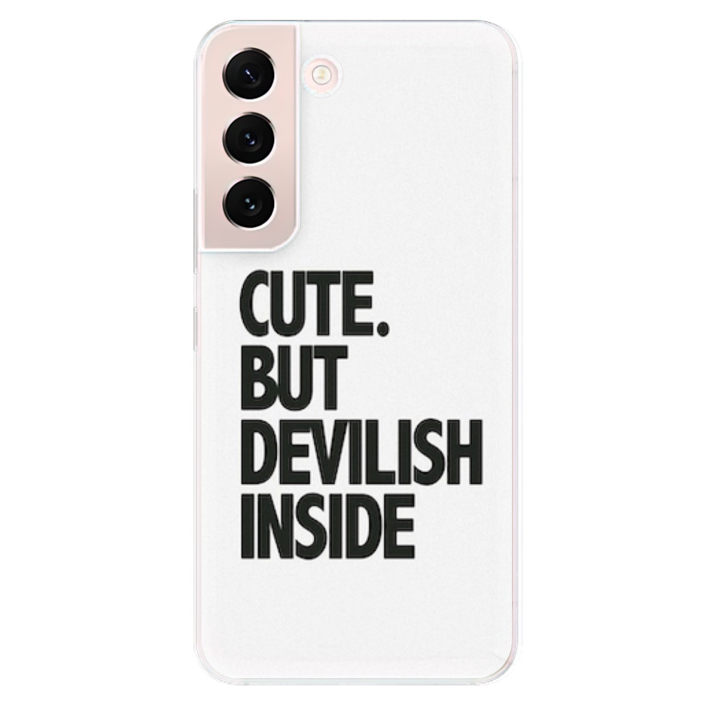 Odolné silikonové pouzdro iSaprio - Devilish inside - Samsung Galaxy S22 5G