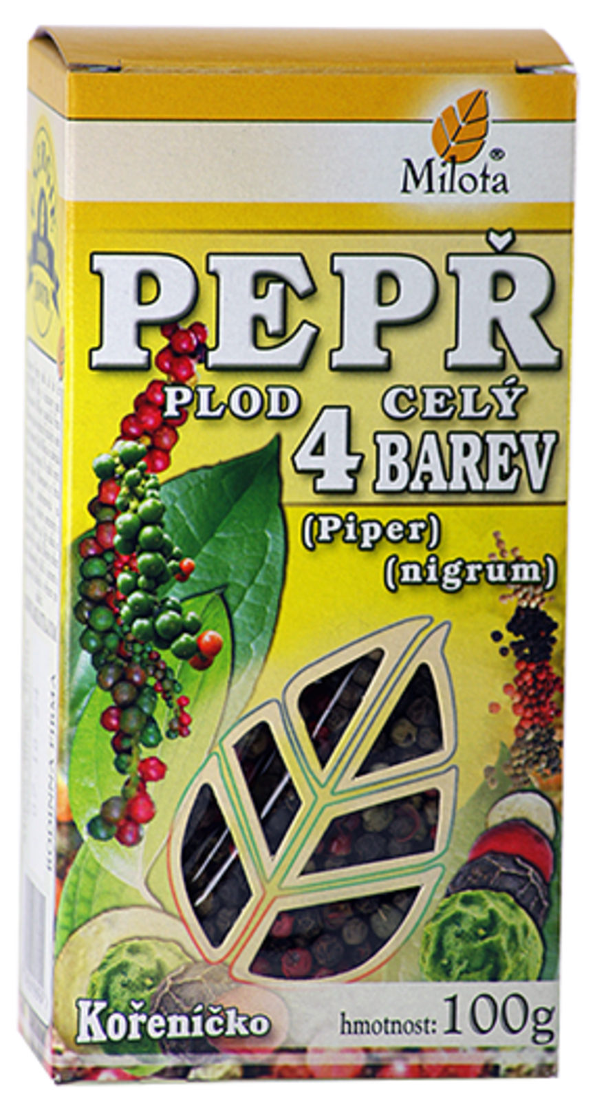 Pepř čtyř barev (Pepřovník) plod celý 100g Piper nigrum fructus tot.