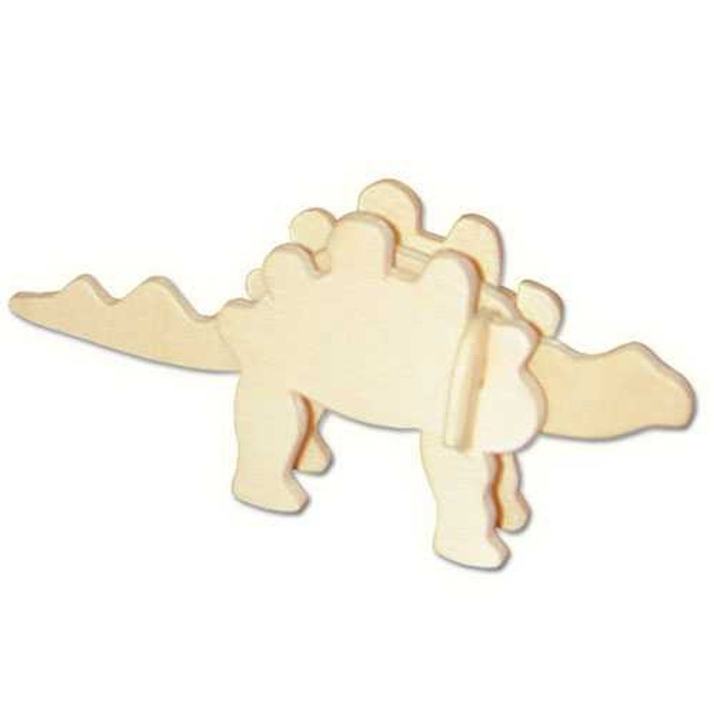 Woodcraft Dřevěné 3D puzzle mini skládačka Stegosaurus