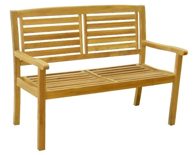Zahradní dřevěná lavice KRISTINA - 121 cm