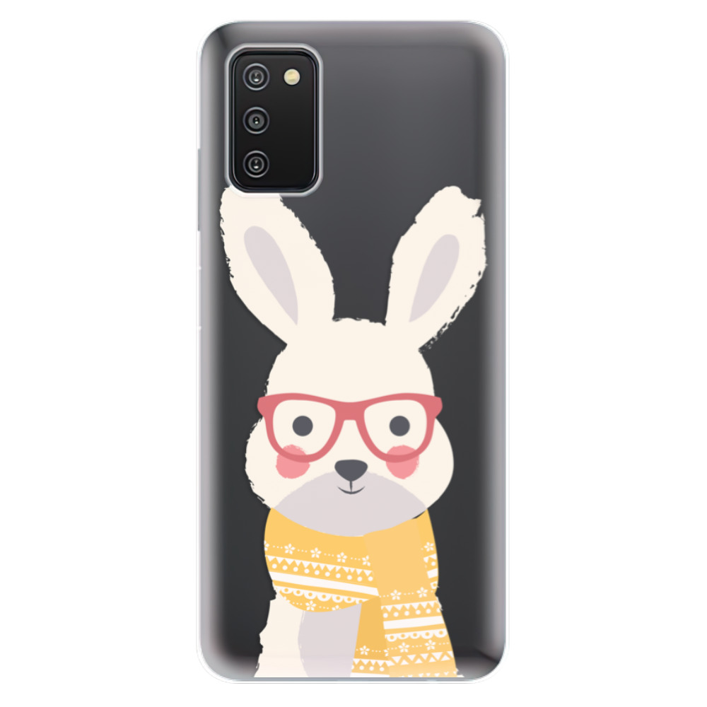Odolné silikonové pouzdro iSaprio - Smart Rabbit - Samsung Galaxy A03s