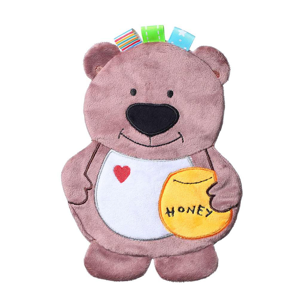 Plyšová hračka Baby Ono Flat Bear Todd - hnědá
