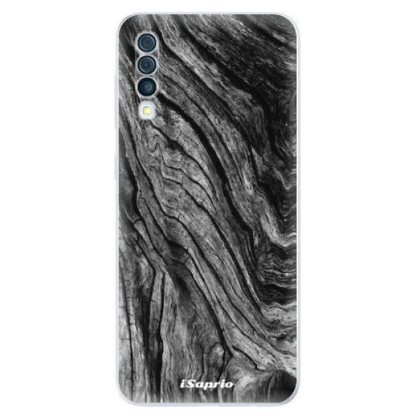 Odolné silikonové pouzdro iSaprio - Burned Wood - Samsung Galaxy A50