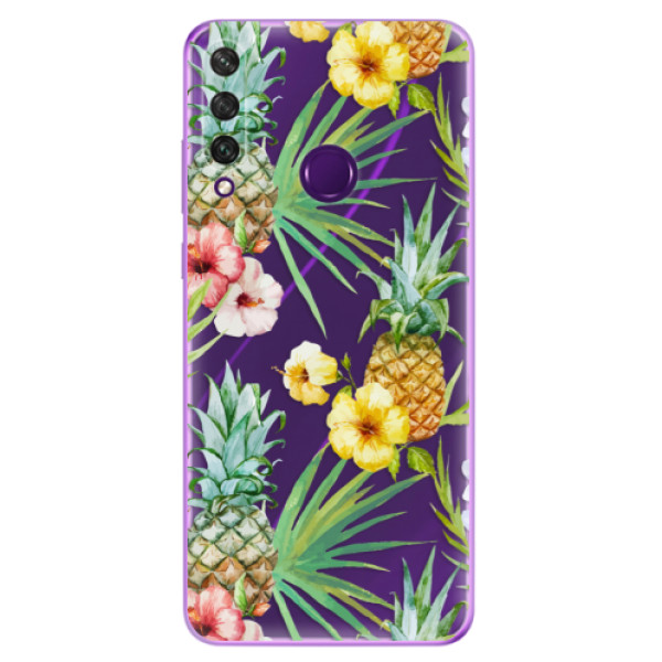 Odolné silikonové pouzdro iSaprio - Pineapple Pattern 02 - Huawei Y6p