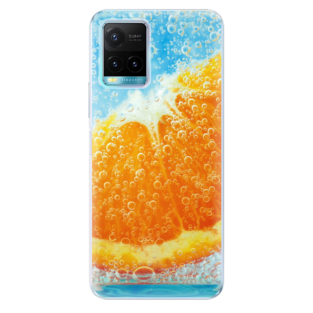 Odolné silikonové pouzdro iSaprio - Orange Water - Vivo Y21 / Y21s / Y33s