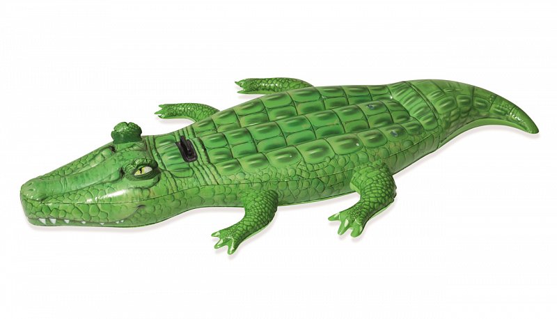 Bestway - Nafukovací krokodýl s držadlem, 203x117 cm