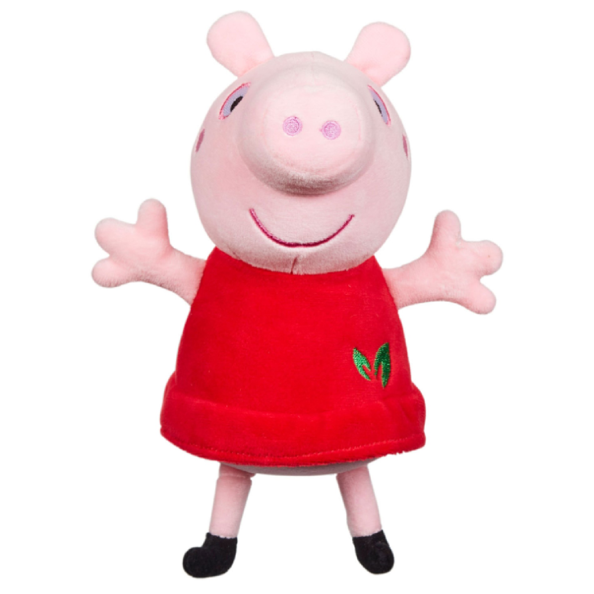 PEPPA Pig ECO plyšová Peppa 20 cm červené šaty