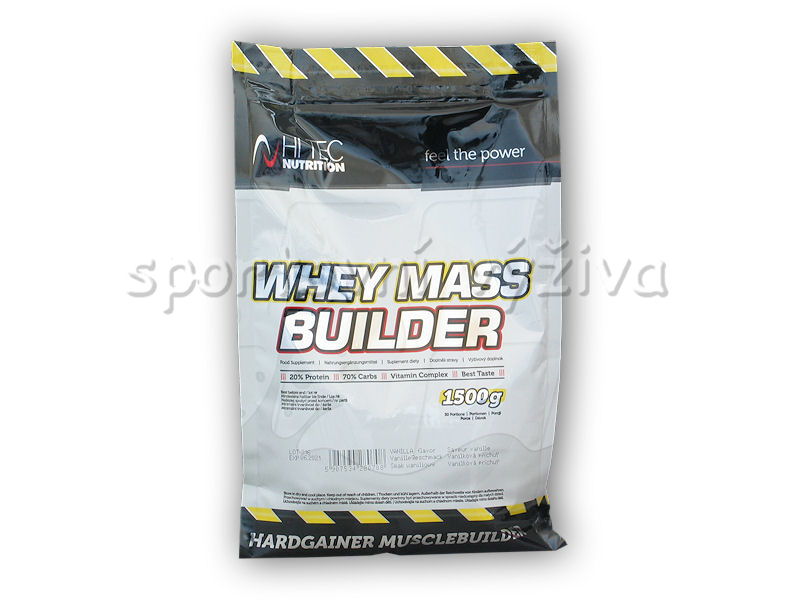 Whey Mass Builder - 1500g-cokolada