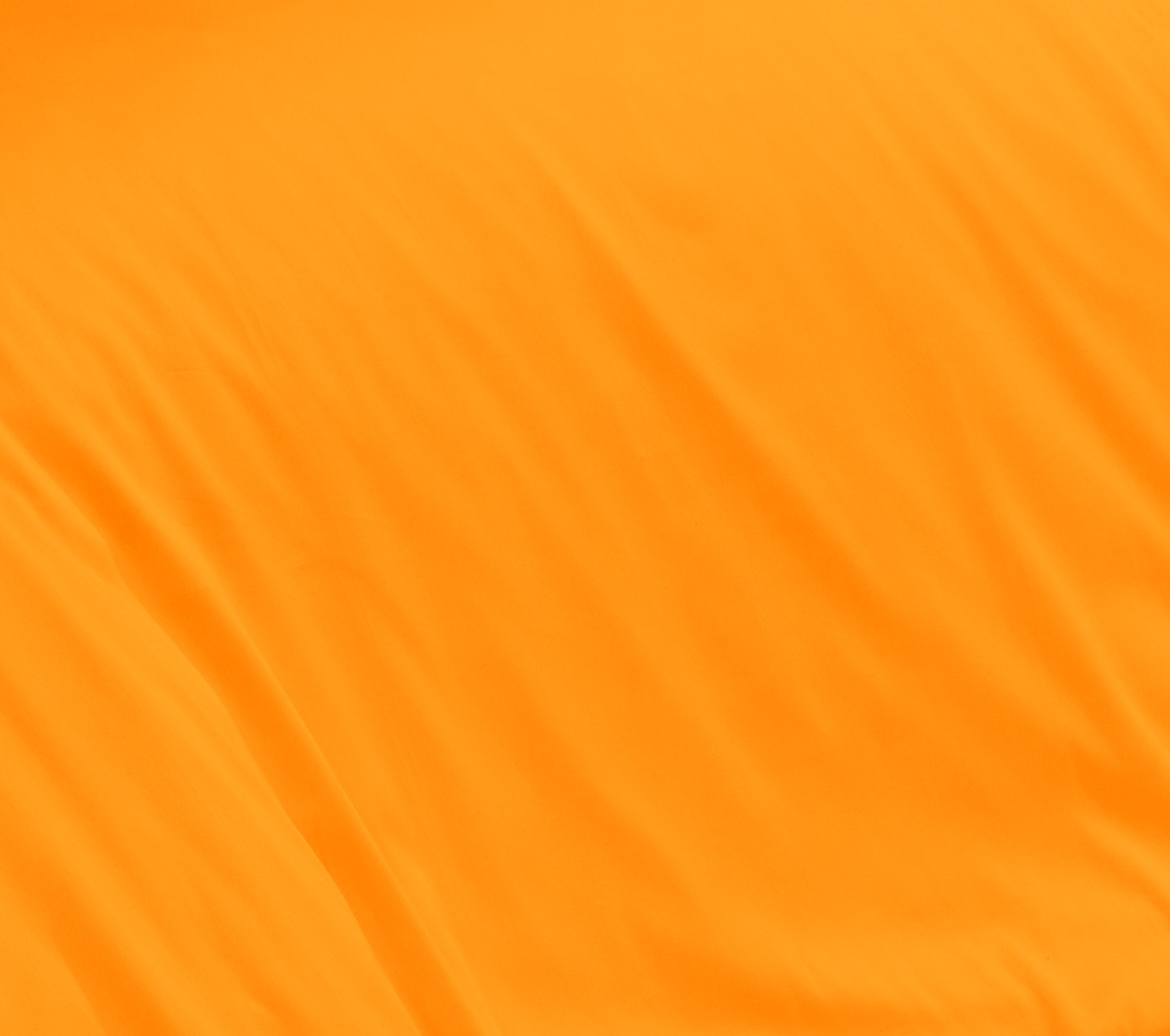 Oranžové saténové prostěradlo 140x230 plachta bez gumy