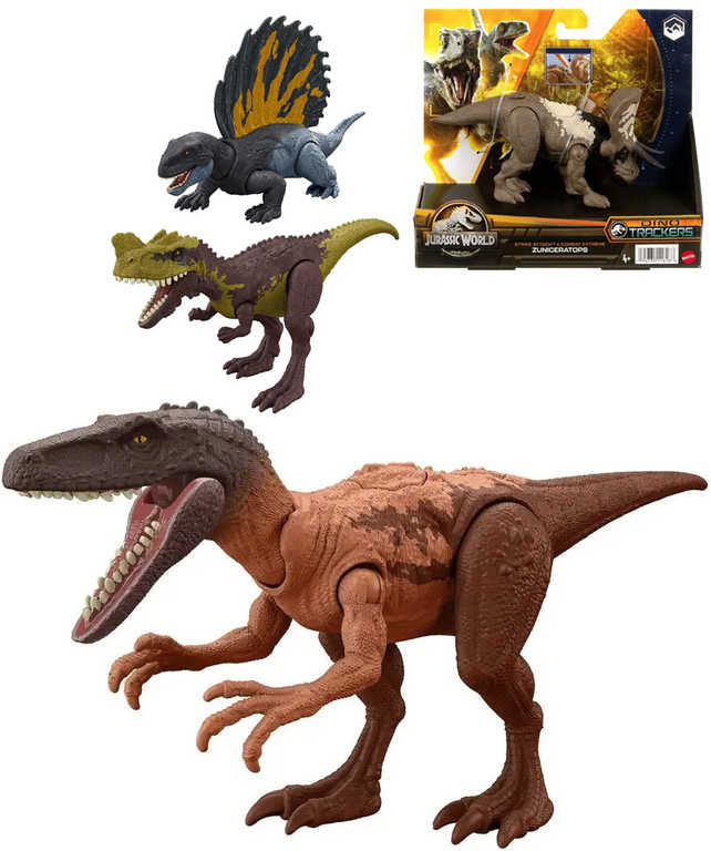 MATTEL JURASSIC WORLD Dinosaurus útočí akční figurka s funkcí různé druhy