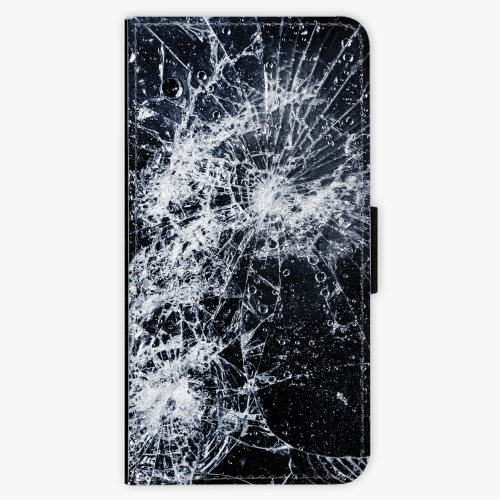 Flipové pouzdro iSaprio - Cracked - iPhone 7
