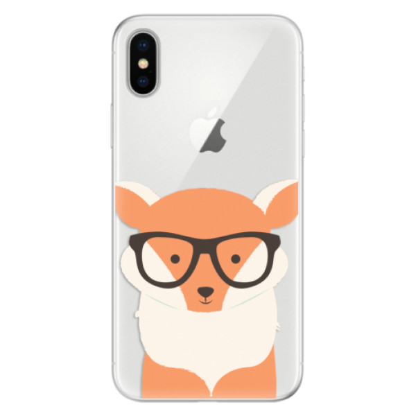 Silikonové pouzdro iSaprio - Orange Fox - iPhone X