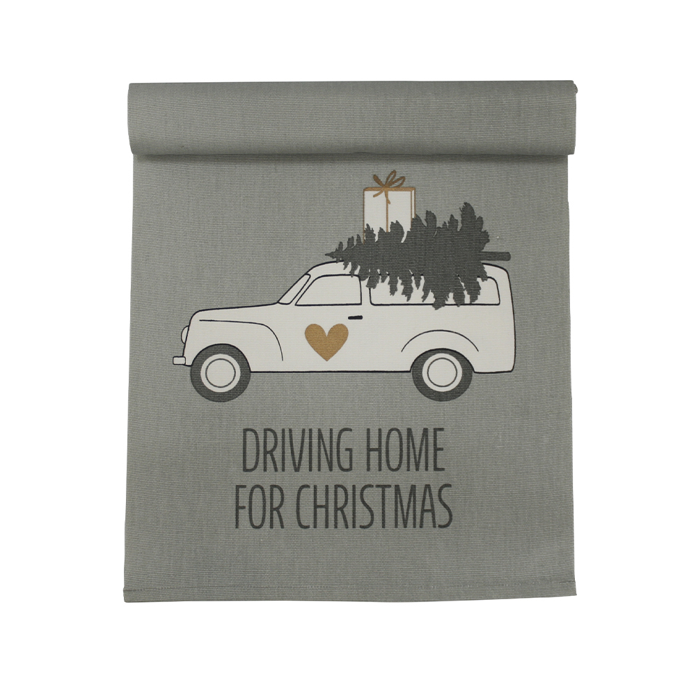 Stolní běhoun - Driving Home šedý