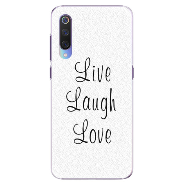 Plastové pouzdro iSaprio - Live Laugh Love - Xiaomi Mi 9
