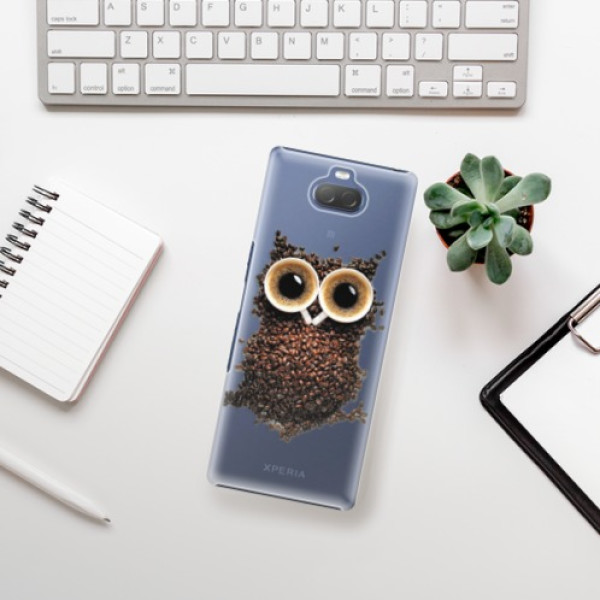 Plastové pouzdro iSaprio - Owl And Coffee - Sony Xperia 10