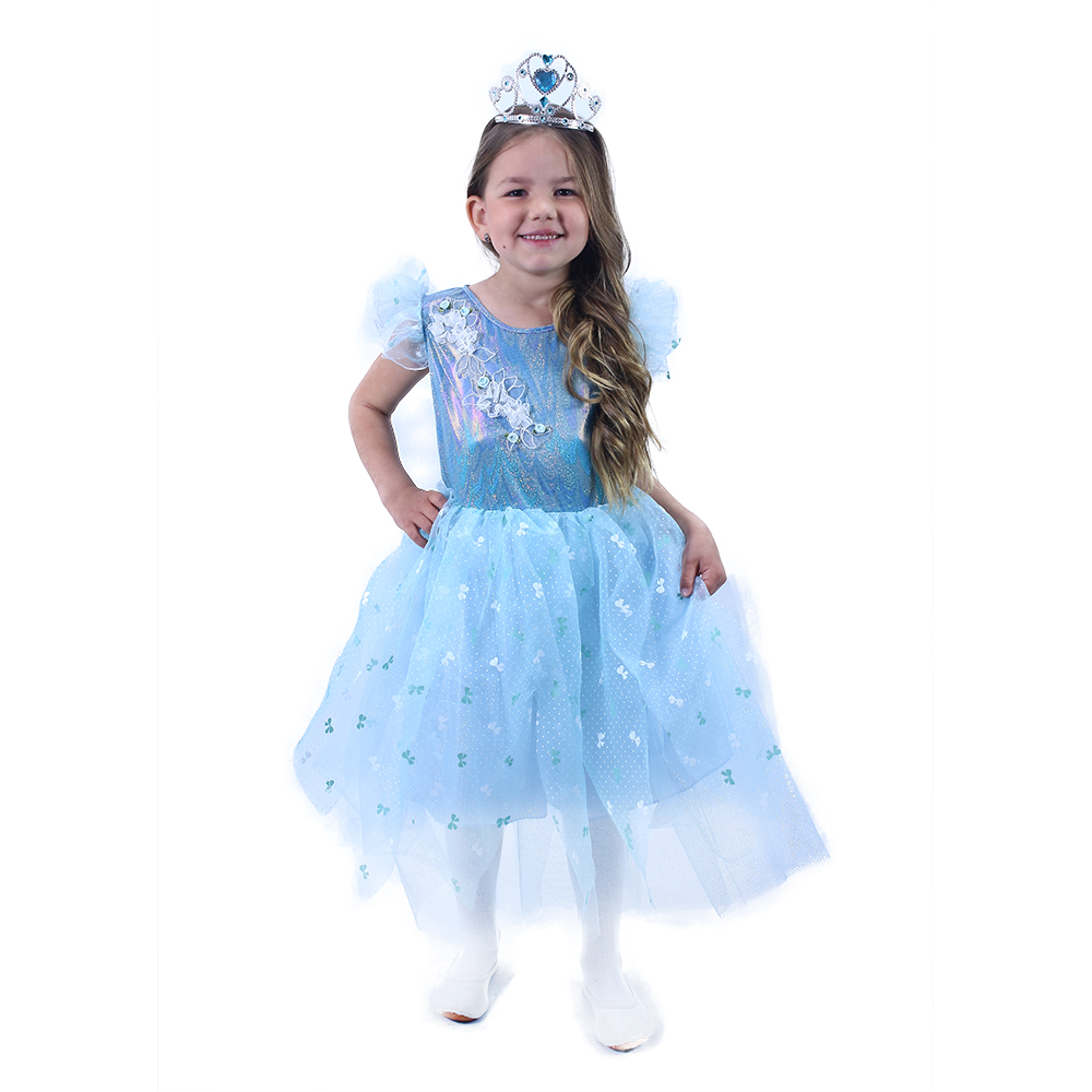 Dětský kostým princezna modrá (S)