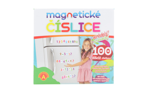 Magnetické číslice-na lednici