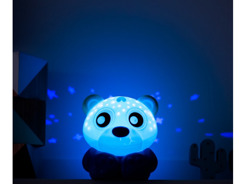 Playgro - Usínací lampička medvídek s projektorem - zelený