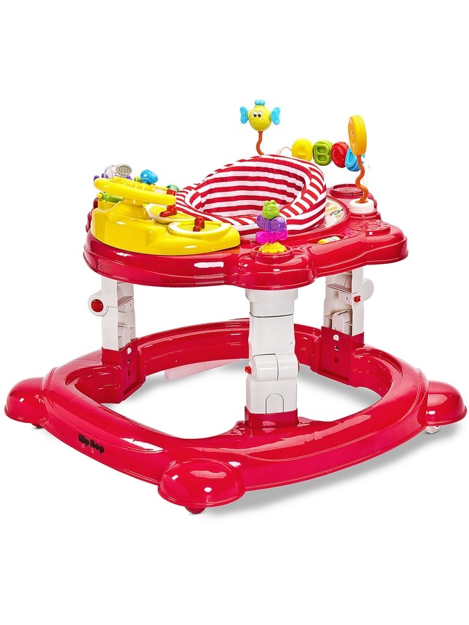 Dětské chodítko Toyz HipHop 3v1 - červené - červená