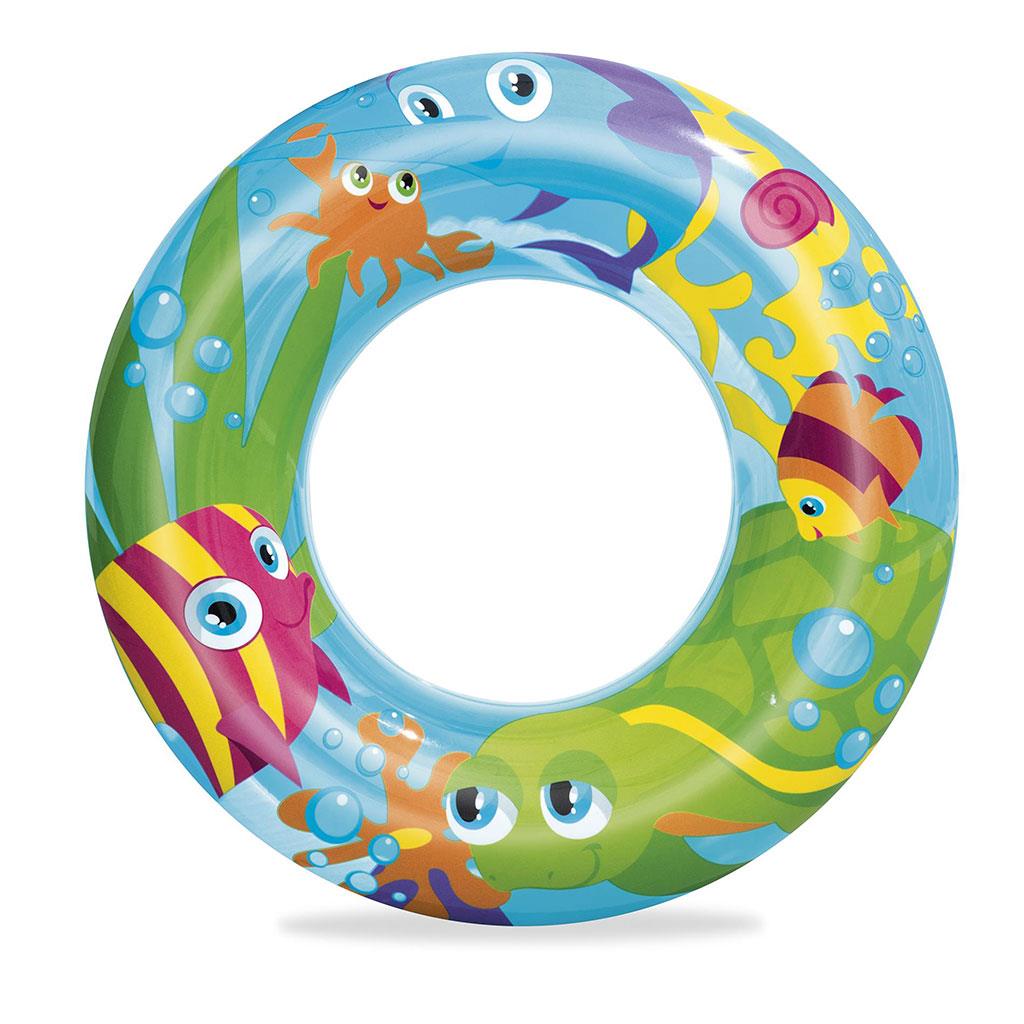 Dětský nafukovací kruh Bestway - Rybičky 56 cm - multicolor