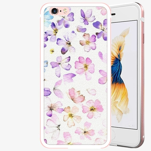 Plastový kryt iSaprio - Wildflowers - iPhone 6/6S - Rose Gold