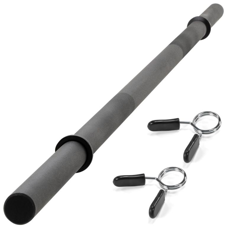 Maxxiva vzpěračská tyč na nakládání, pružina, černá, 160 cm