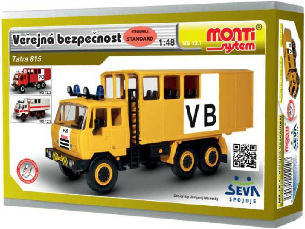 SEVA Monti System MS12.1 Tatra 815 Veřejná bezpečnost VB 1:48 STAVEBNICE