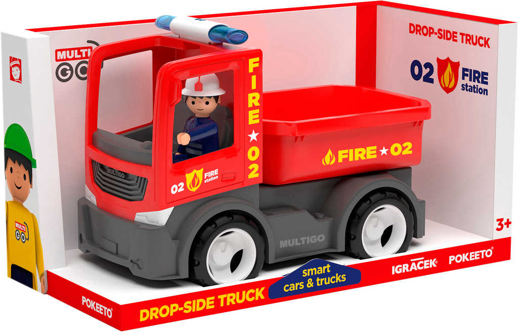 EFKO IGRÁČEK MultiGO Fire valníček set auto hasičské s figurkou