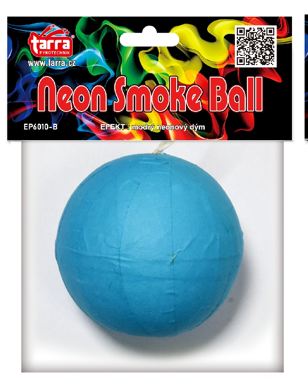 Dýmovnice modrá 1ks Neon Smoke Ball