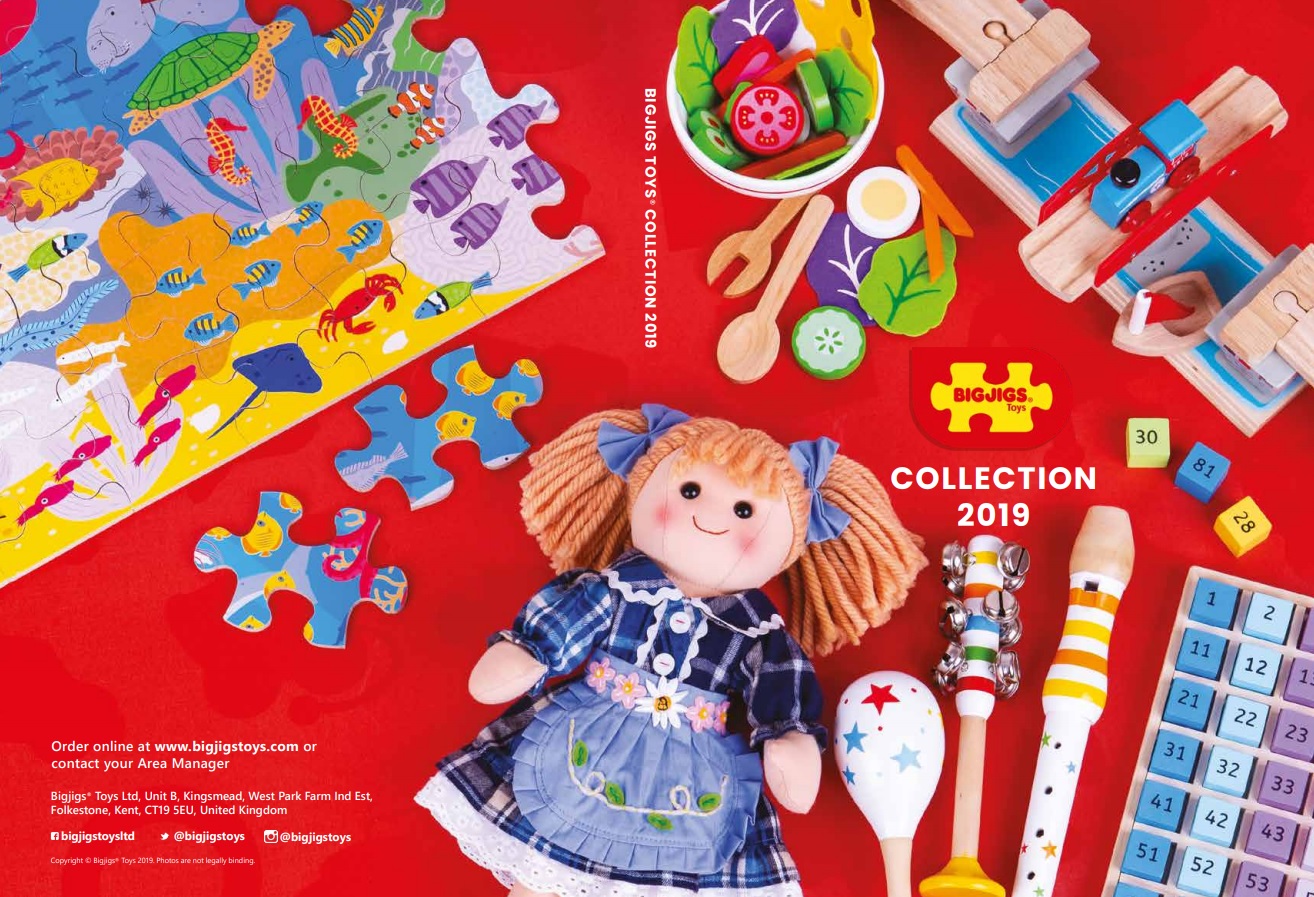 Bigjigs Toys katalog hraček 2019 tištěný