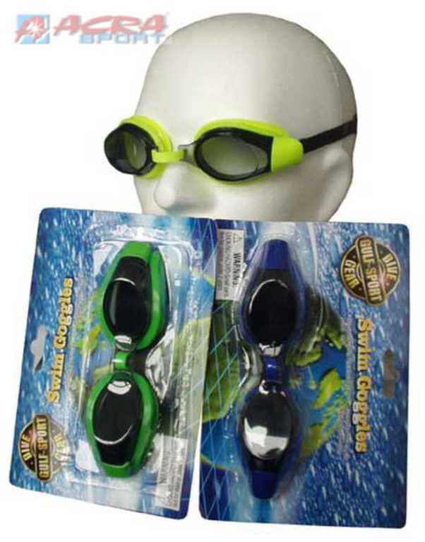 ACRA Brýle plavecké polykarbonátové do vody různé barvy