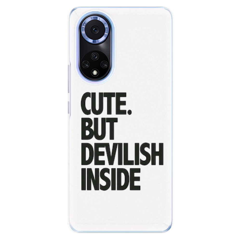 Odolné silikonové pouzdro iSaprio - Devilish inside - Huawei Nova 9