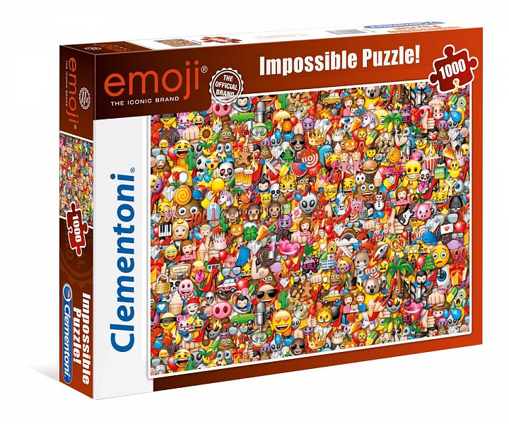 Clementoni Puzzles - Puzzle 1000 dílků Impossible - Emoji