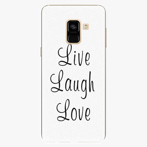 Plastový kryt iSaprio - Live Laugh Love - Samsung Galaxy A8 2018