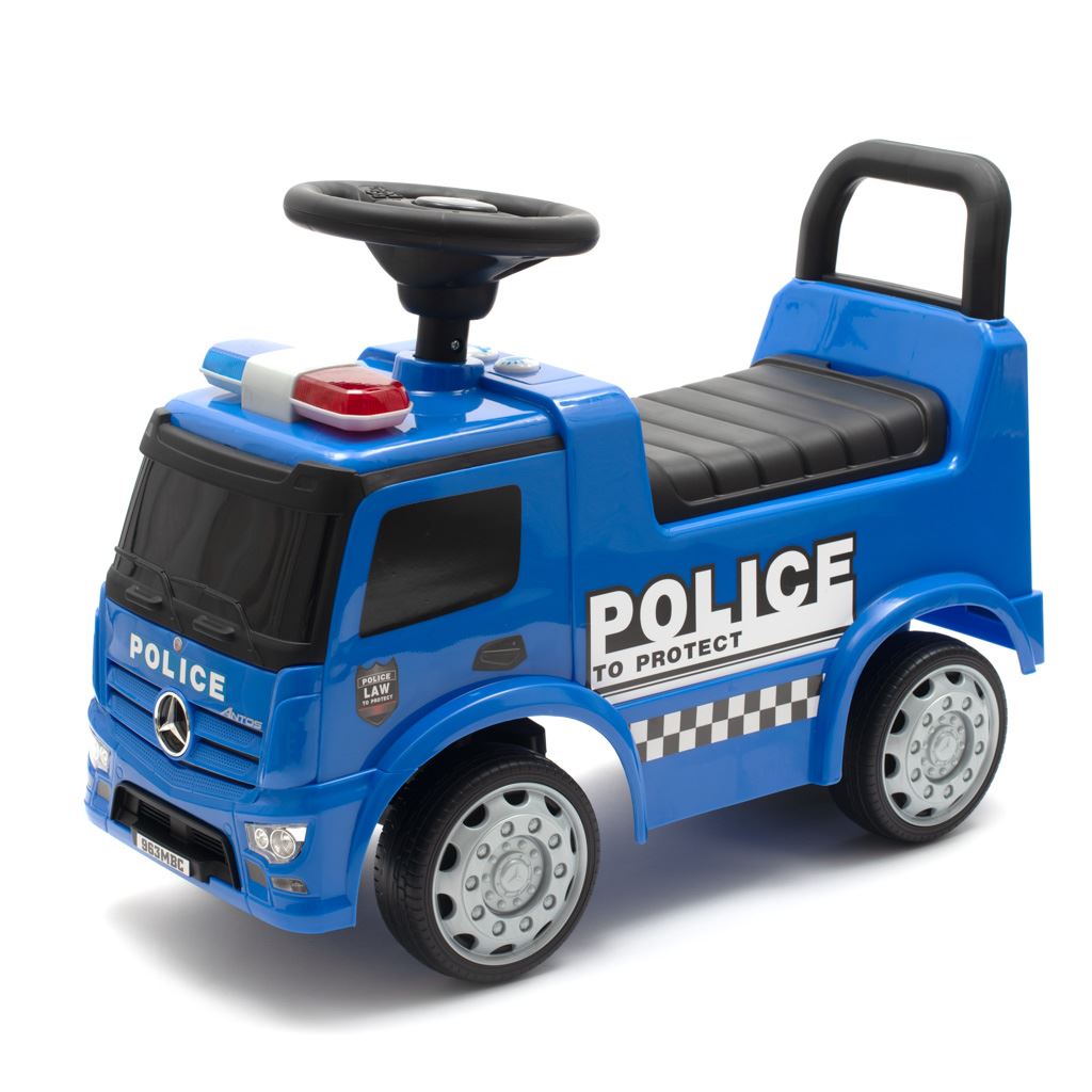 Dětské odrážedlo se zvukem - POLICE - modrá