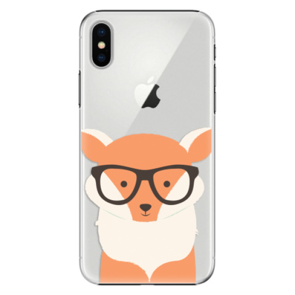 Plastové pouzdro iSaprio - Orange Fox - iPhone X