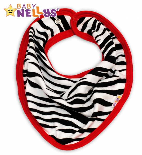 Bavlněný šátek na krk ZEBRA Baby Nellys ®