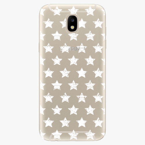 Plastový kryt iSaprio - Stars Pattern - white - Samsung Galaxy J5 2017