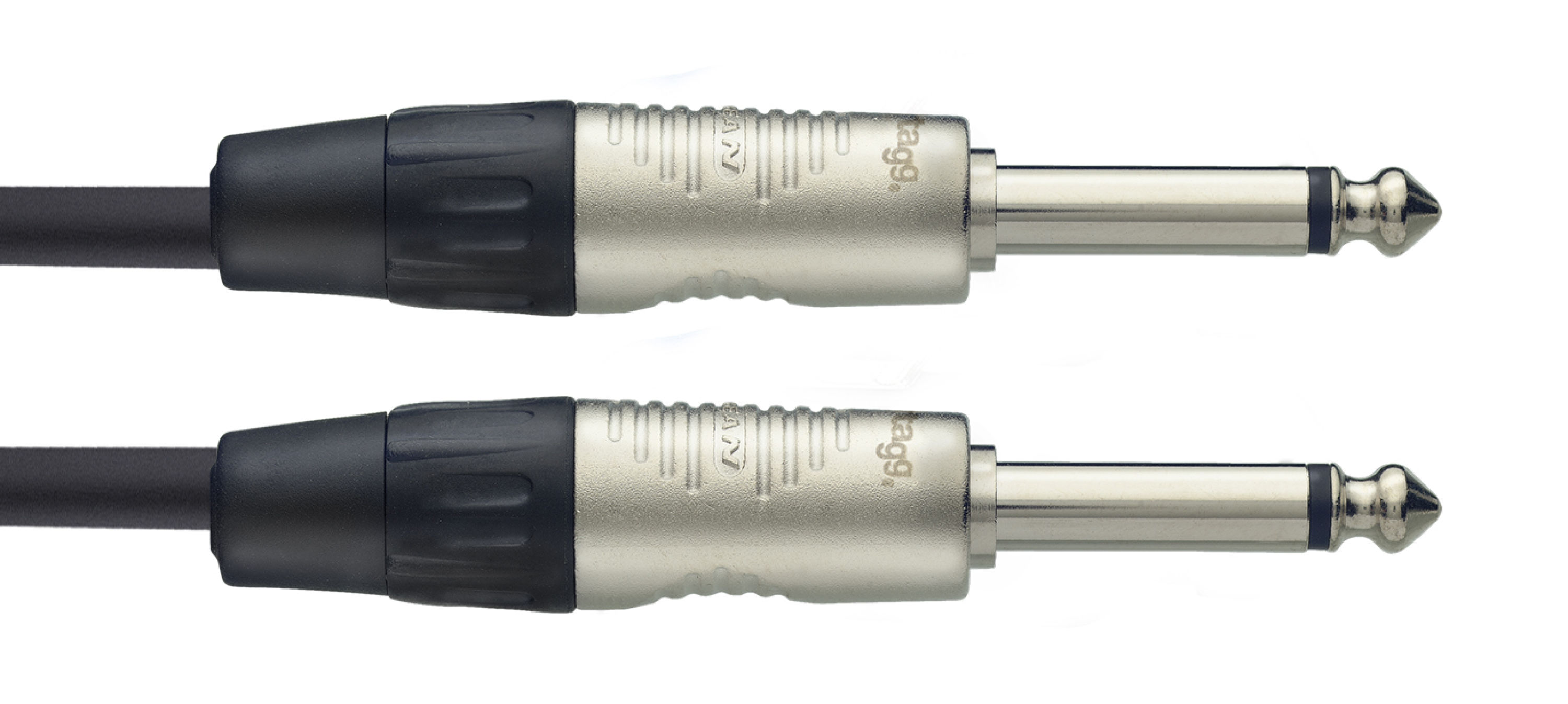 Stagg NGCC6R, spirálový nástrojový kabel Jack/Jack, 6m