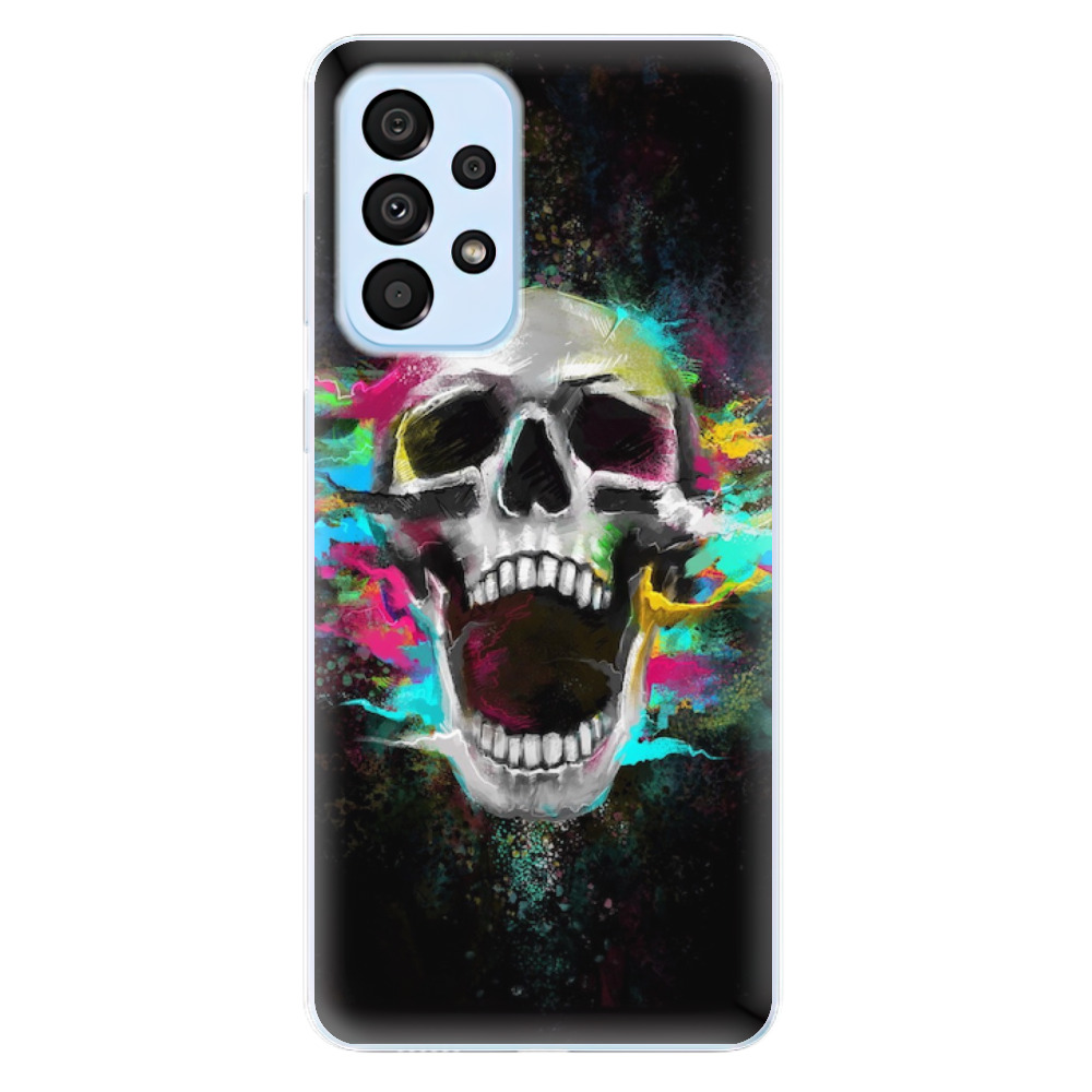 Odolné silikonové pouzdro iSaprio - Skull in Colors - Samsung Galaxy A33 5G