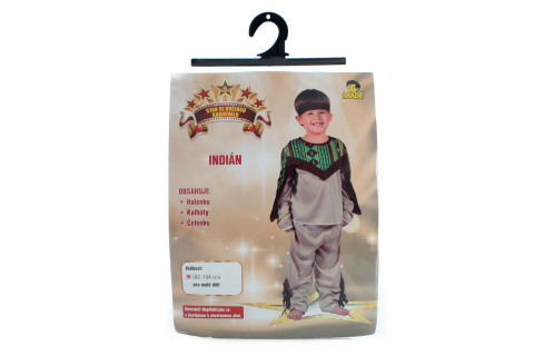 Šaty - Indián, 92 - 104 cm