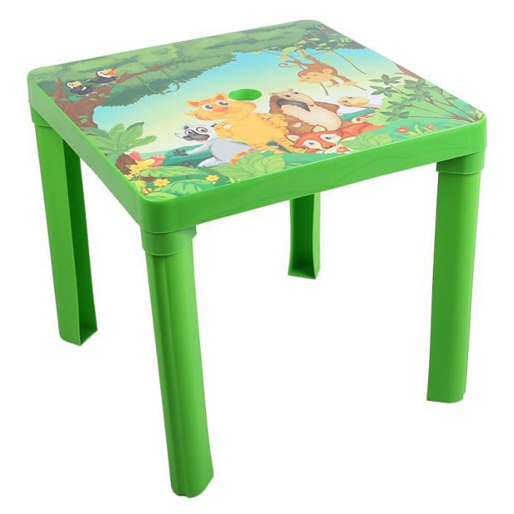 Dětský zahradní nábytek - Plastový stůl - zelená