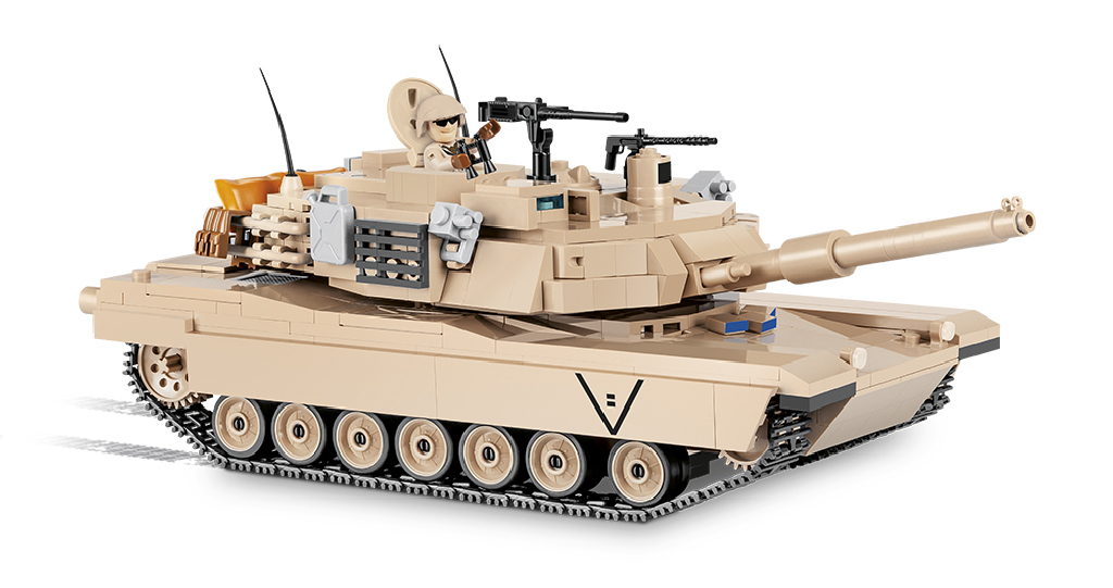 Stavebnice Small Army Abrams M1A2, 1:35, 810 k, 1 f