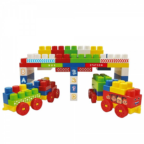 Dolu Block Toys - Velké kostky v krabici 75ks