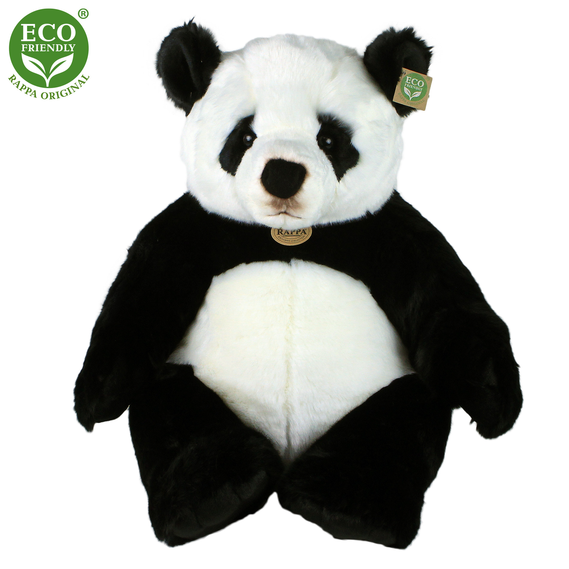 Plyšová panda sedící 46 cm ECO-FRIENDLY