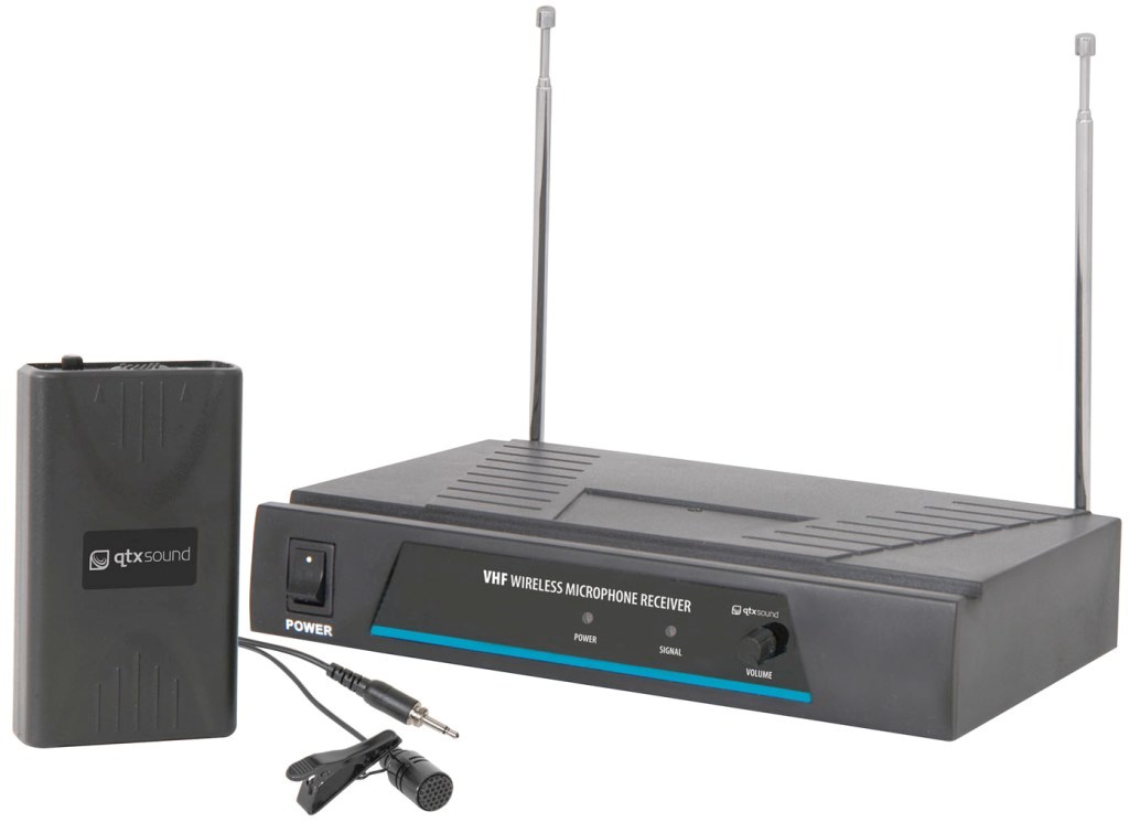 QTX VL1, 1-kanálový bezdrátový mikrofonní set 174,5 MHz