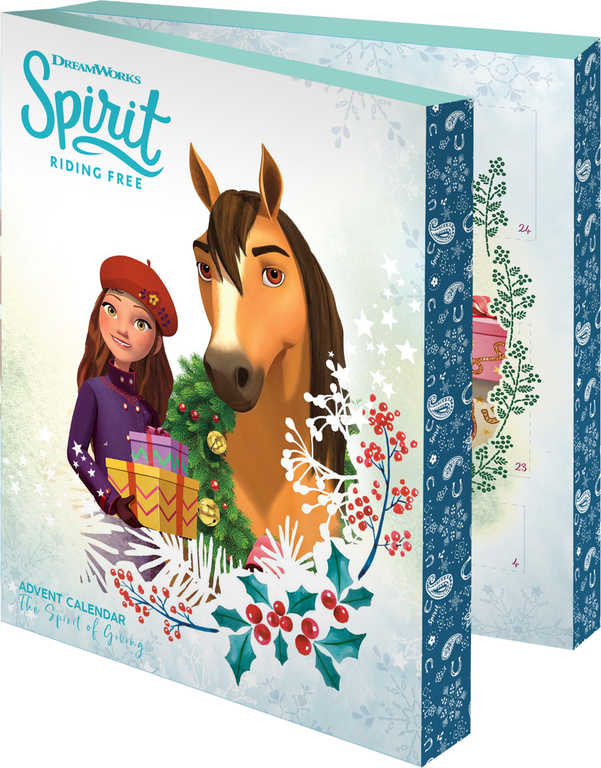 Adventní kalendář holčičí Lucky a Spirit dětská kosmetika s doplňky