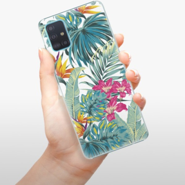 Plastové pouzdro iSaprio - Tropical White 03 - Samsung Galaxy A51