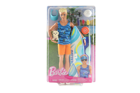 Barbie Ken surfista s doplňky HPT50